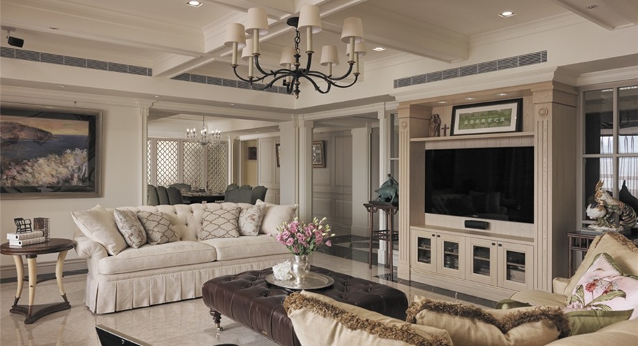 石家莊裝修案例同祥城 美式風格 178平