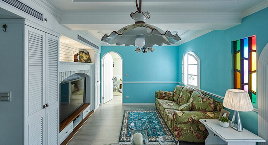 石家莊裝修案例潤江煦園 田園風(fēng)格 116平