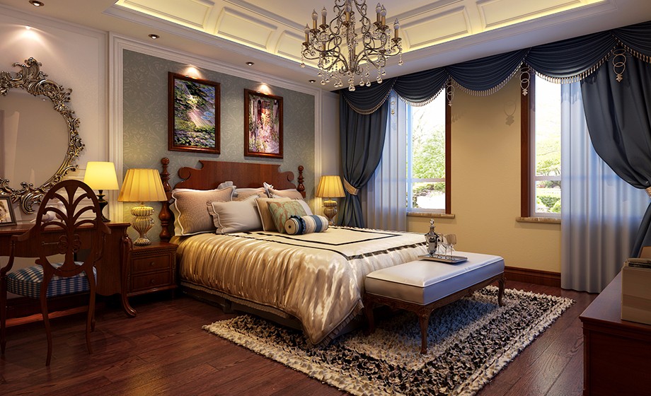 石家莊裝修案例匯君城 田園風(fēng)格 119平