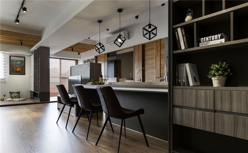 石家莊裝修案例保利堂悅 混搭風格 78平