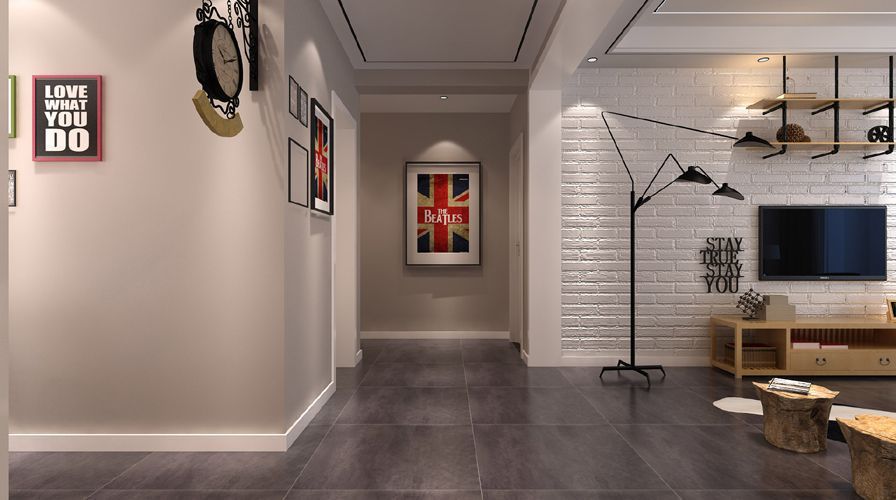 石家莊裝修案例恒大御景半島 混搭風(fēng)格 94平