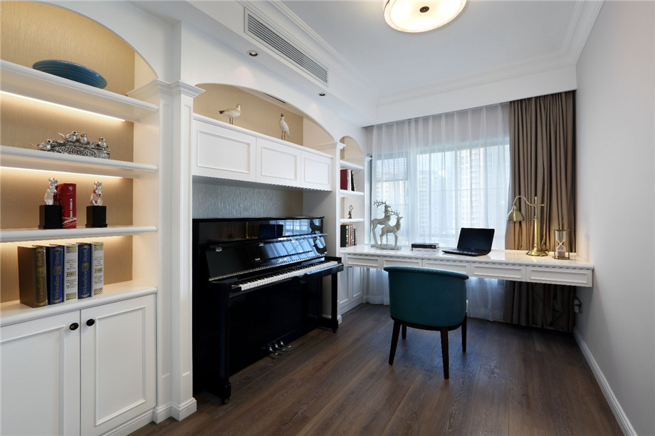 石家莊裝修案例想象國際 美式鄉(xiāng)村風(fēng)格 137平