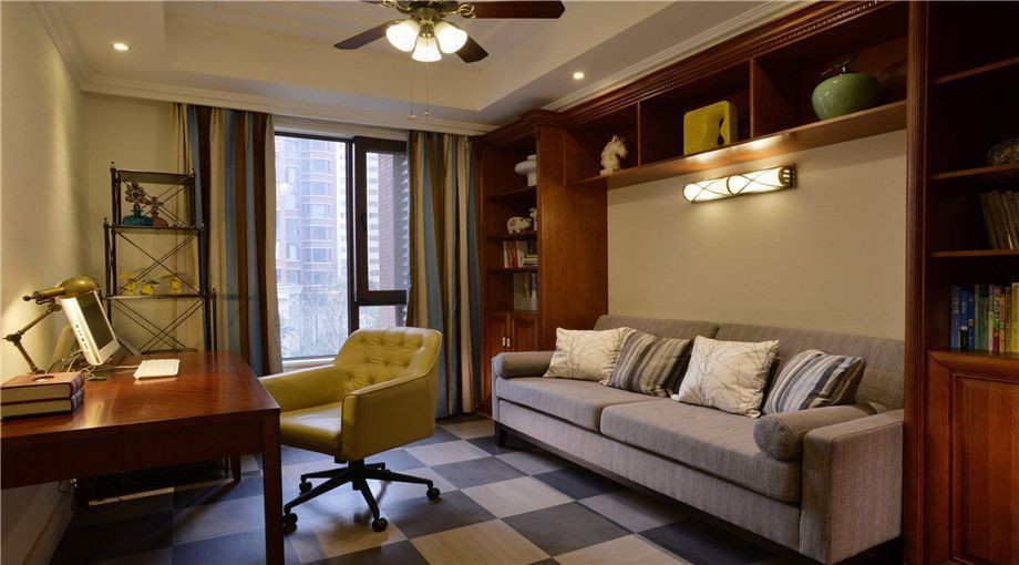 石家莊裝修案例潤江煦園 美式鄉(xiāng)村風(fēng)格 120平