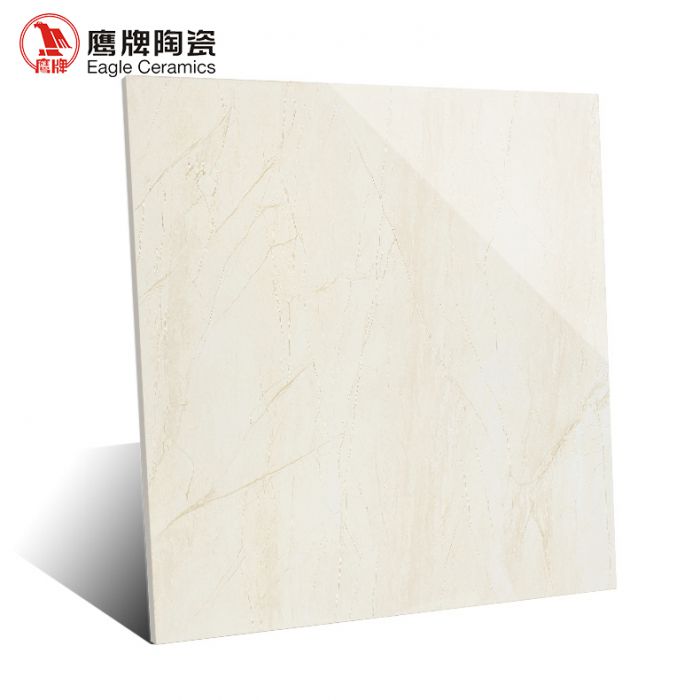 鷹牌陶瓷  客廳臥室瓷磚 防滑全拋釉?；卮u 君子白玉 TE0D6FA-T09EA （800x800）